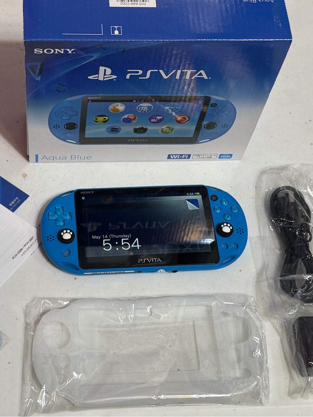 Sony PS Vita 2000 Handheld Console - Aqua Blue